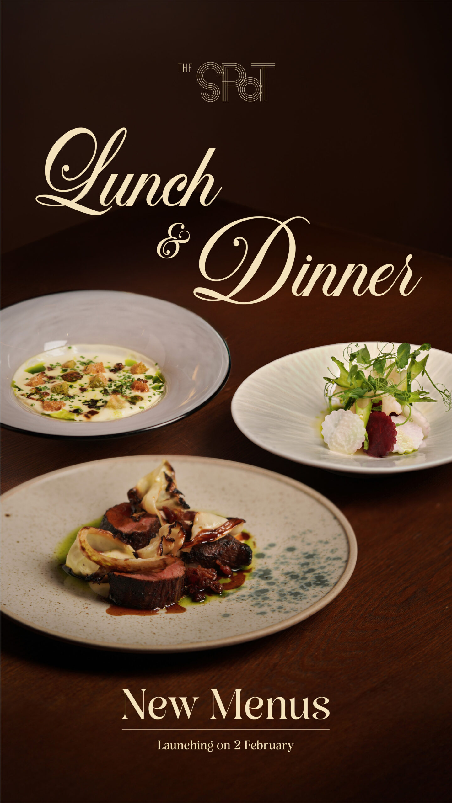 The Spot February Menus