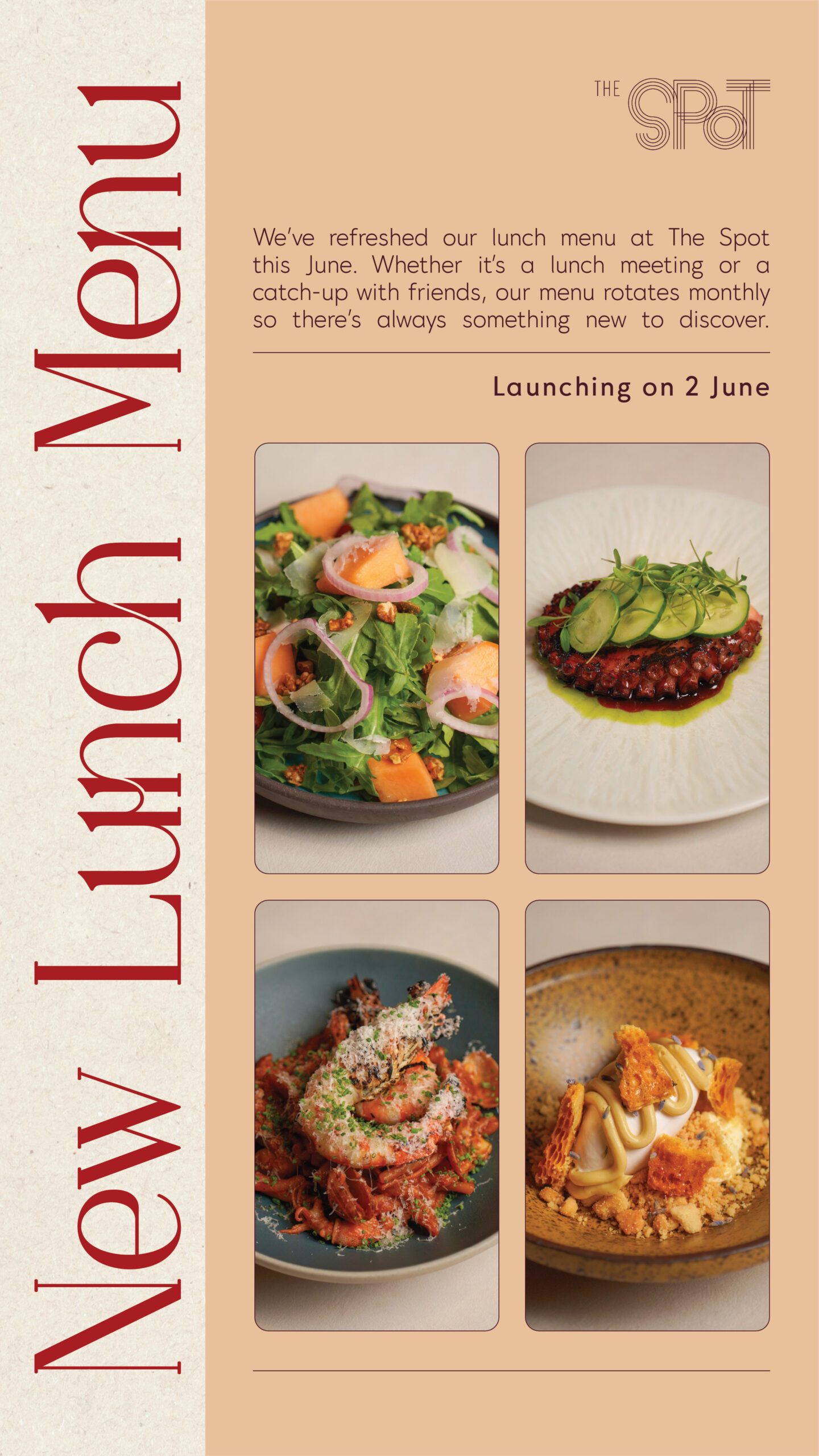The Spot June Menu