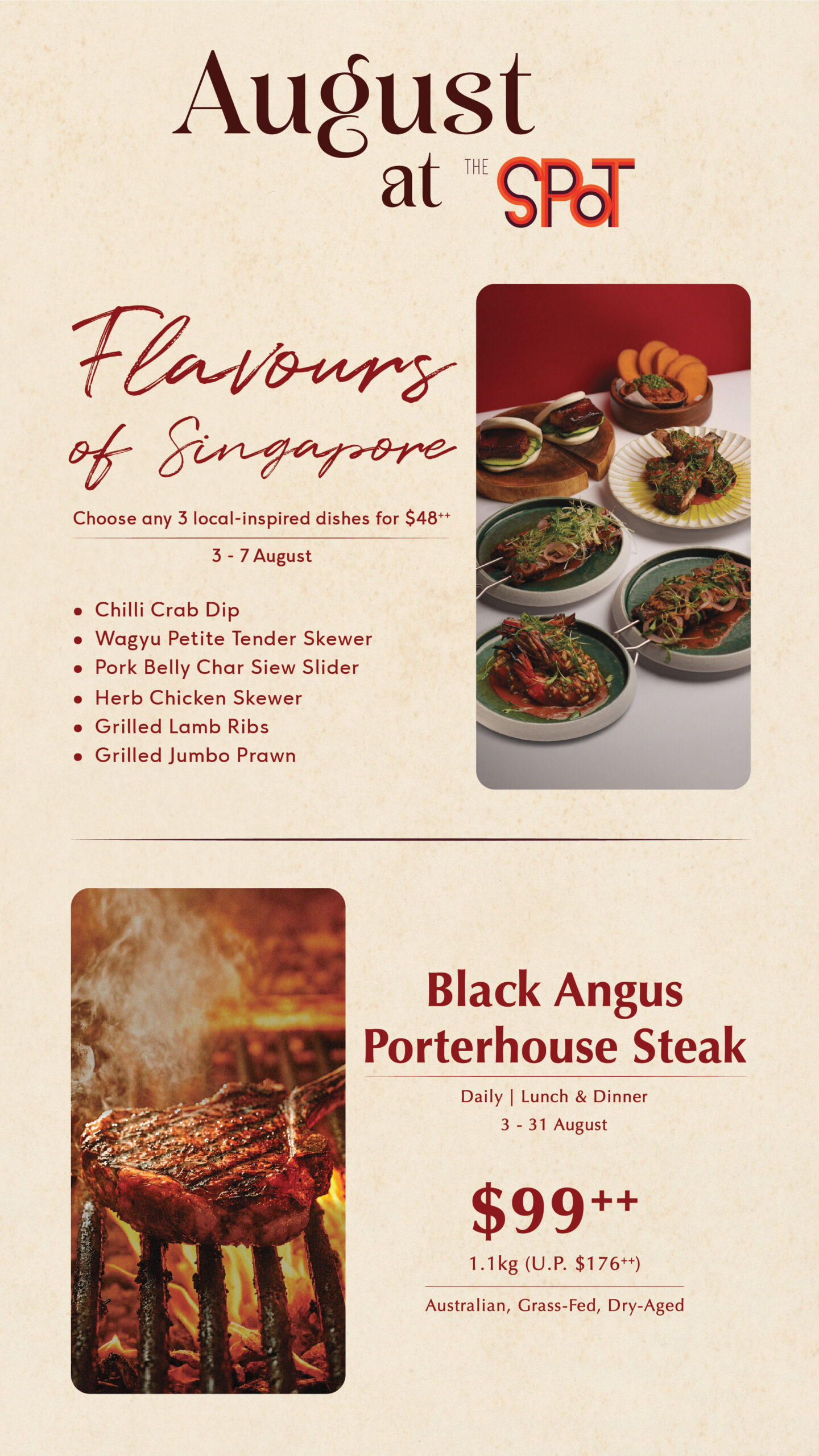 SG61 & Porterhouse Promotion